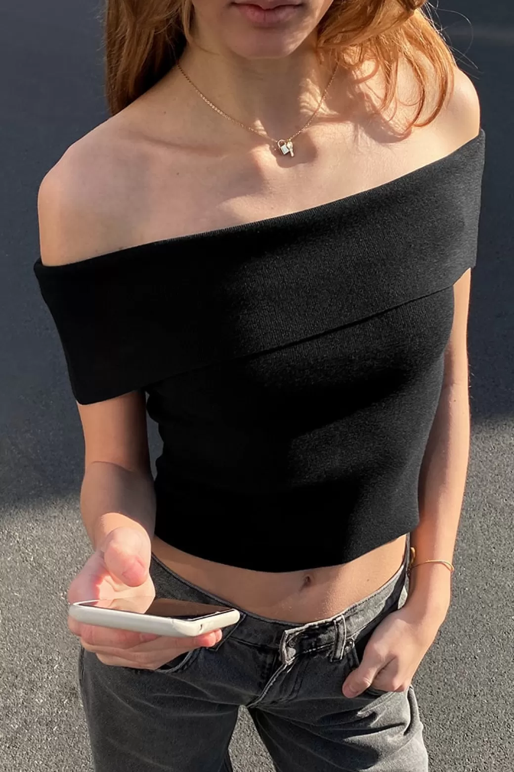 Subdued Camiseta off shoulders< Top