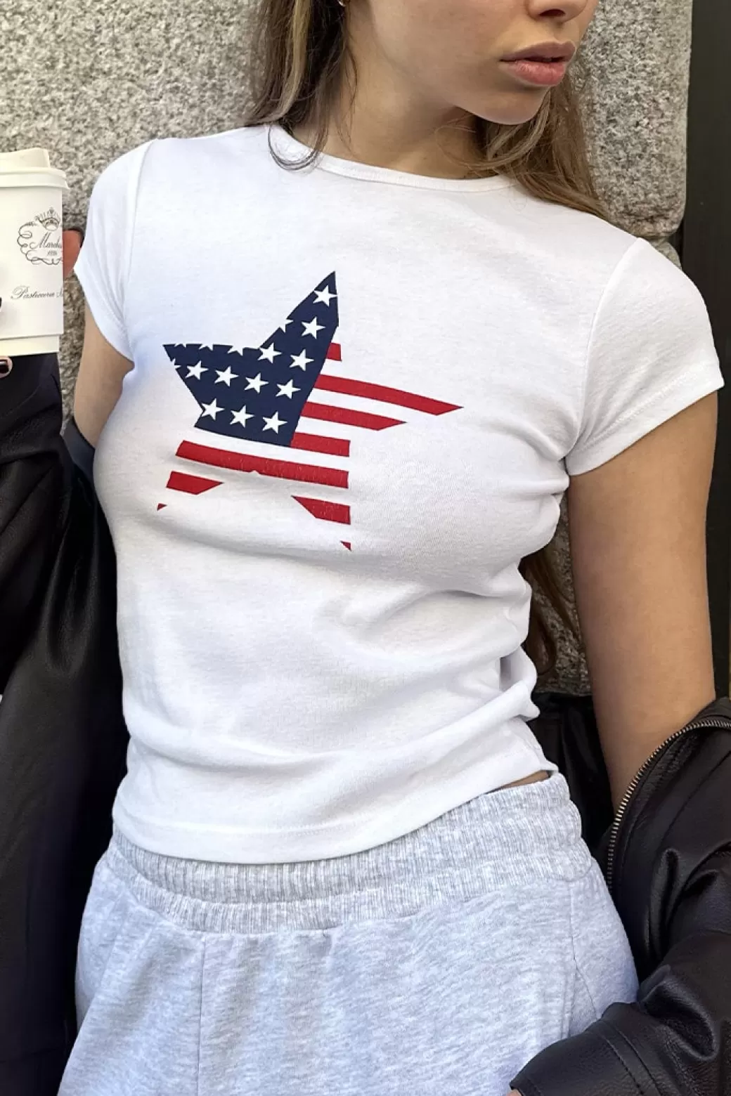 Subdued Camiseta USA Star< Graphics