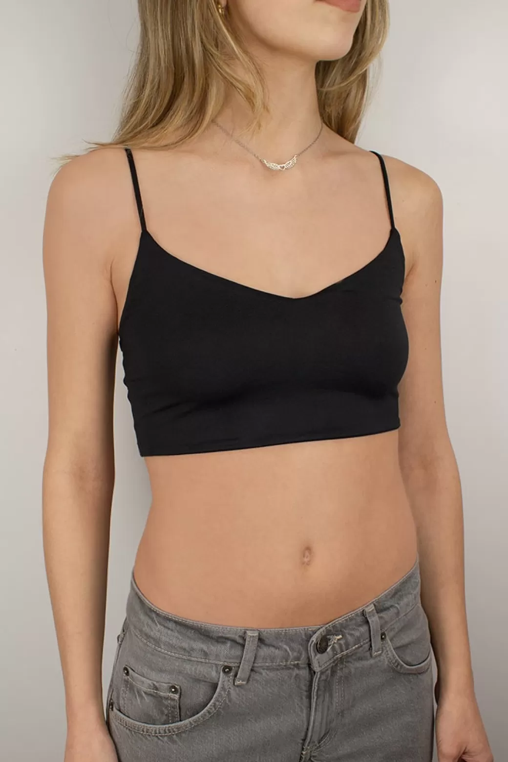 Subdued Crop top escote en V< Top