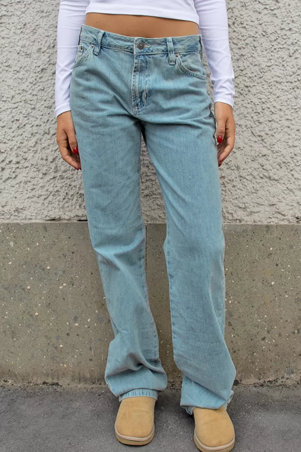 Subdued Jeans low waist con bordado< Denim