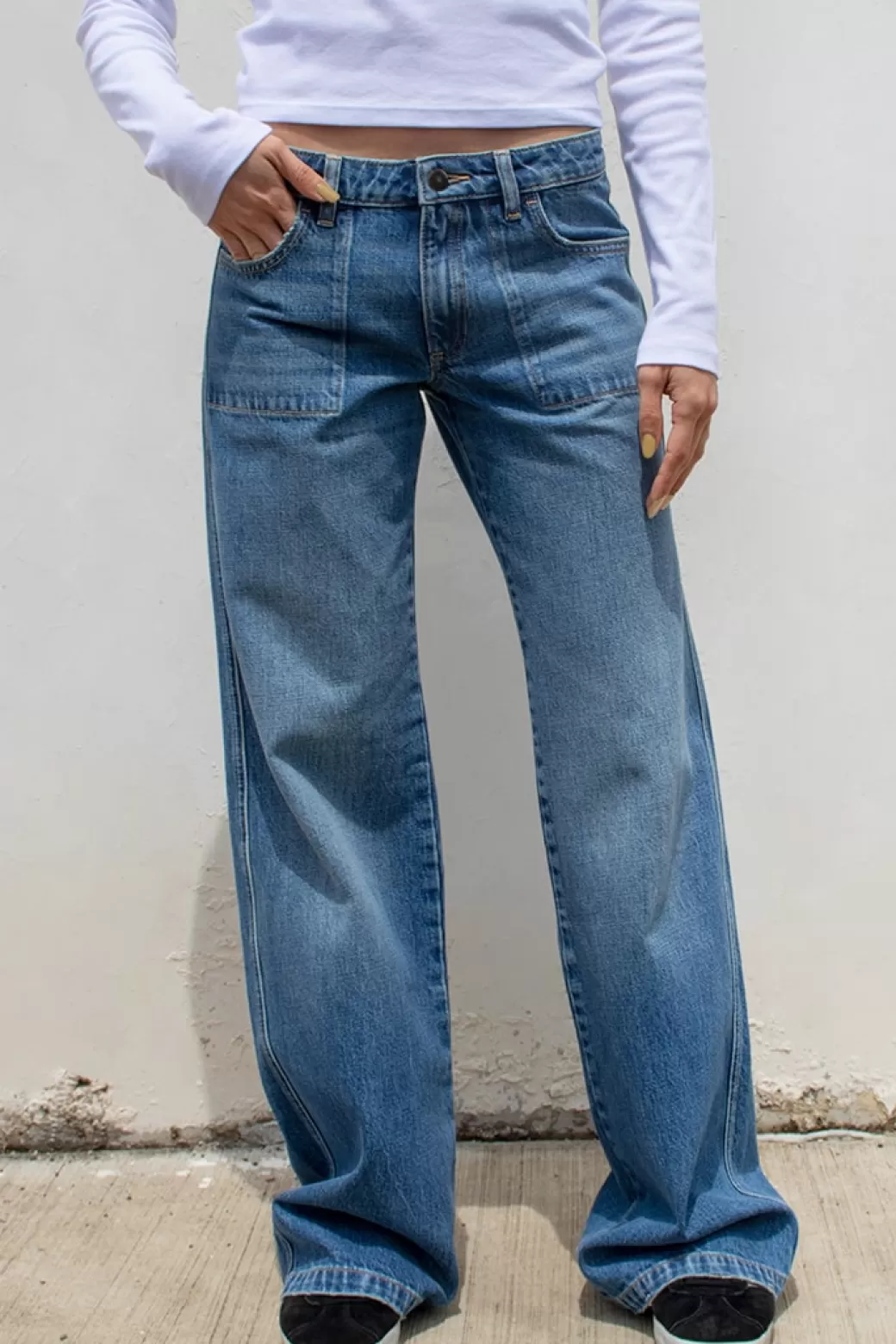 Subdued Jeans straight low waist< Denim