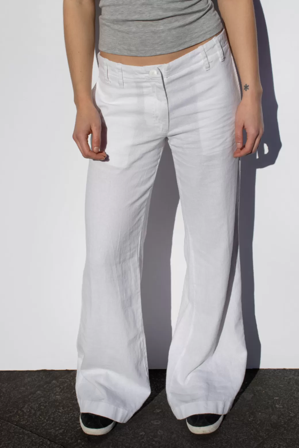 Subdued Pantalones low waist in lino< Pantalones