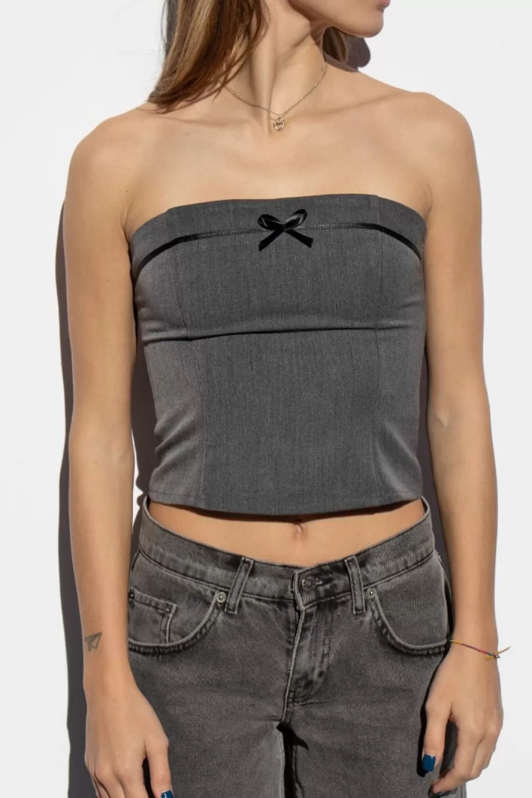 Subdued Top bandeau con lacito< Top