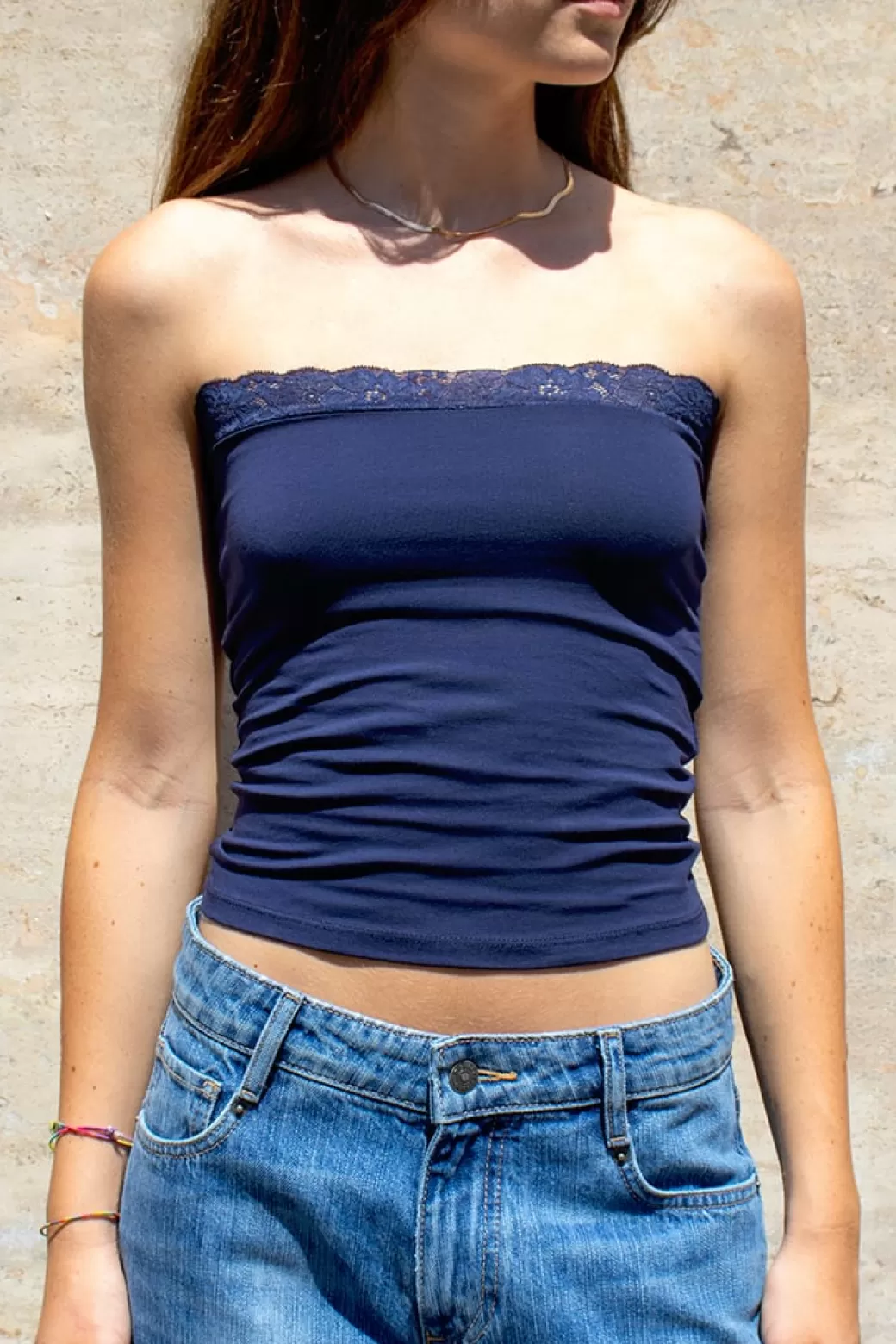 Subdued Top bandeau encaje< Top